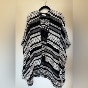 Black and white cardigan